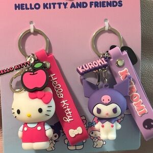 Both Hello Kitty, Cherry Charm, Kuromi, and Bracelets too! Brand New